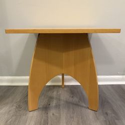 Post-Modern Wooden Side Table