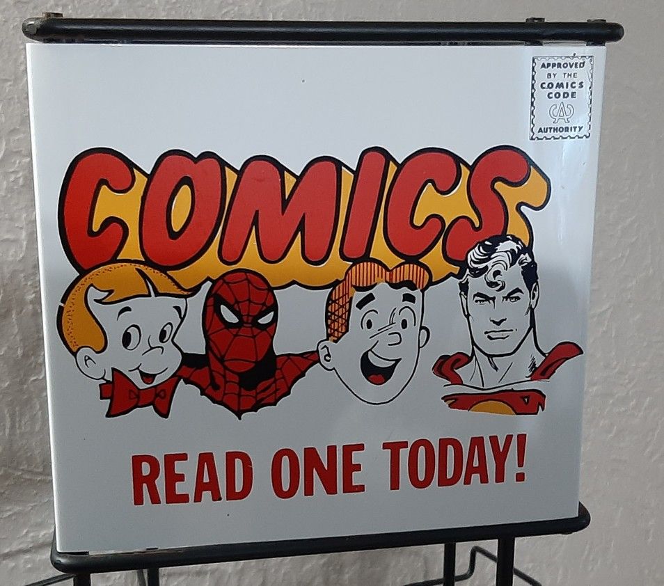 Vintage Comic Book Spinner Rack