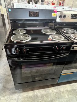 Frigidaire Black Electric Coil Range