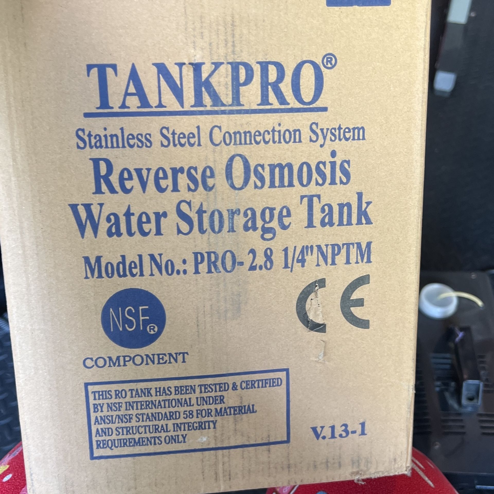 Reverse Osmosis Water Storage Tank