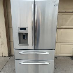 Refrigerator GE Stainless Steel 4 Door Counter Depth