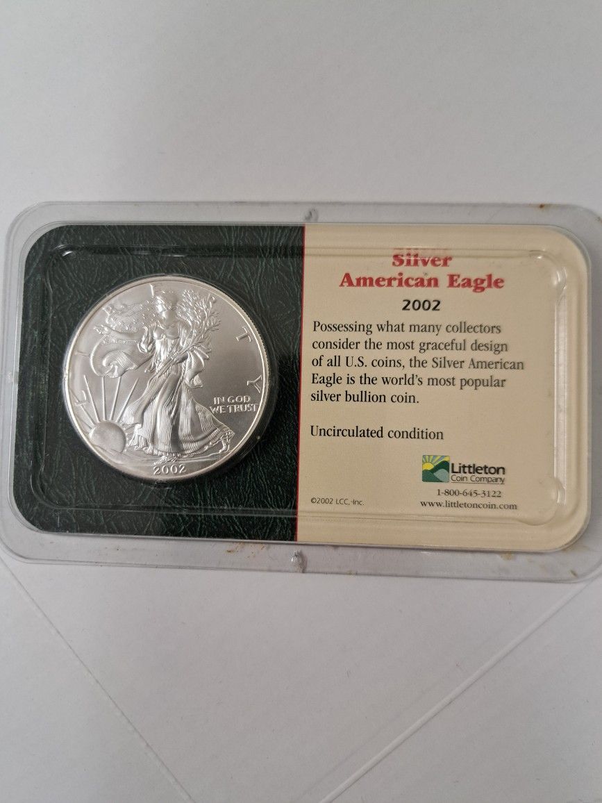 2002 Silver American Eagle Coin