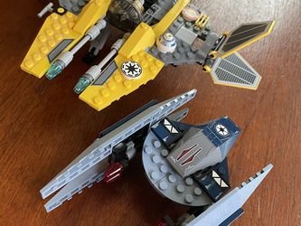 Lego # 7256  Jedi starfighter & Vulture  Droid