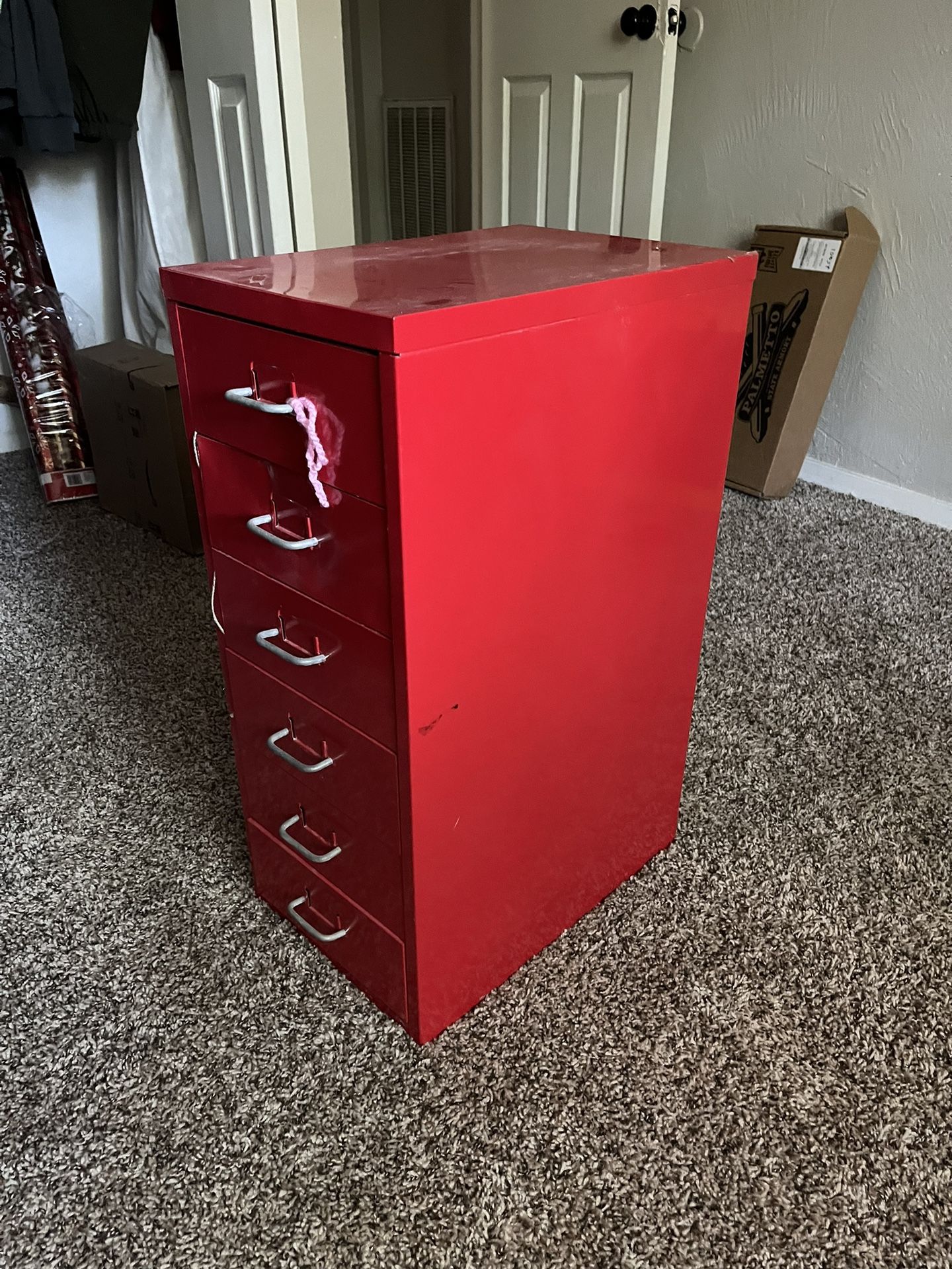 Red Tool Box With Drawers