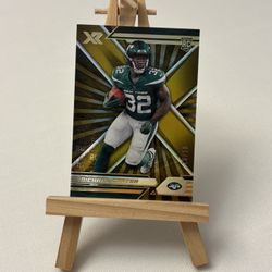 Michael Carter Gold XR 10/10 Rookie New York Jets