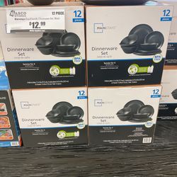 Mainstays 12 Piece Dinnerware Set 