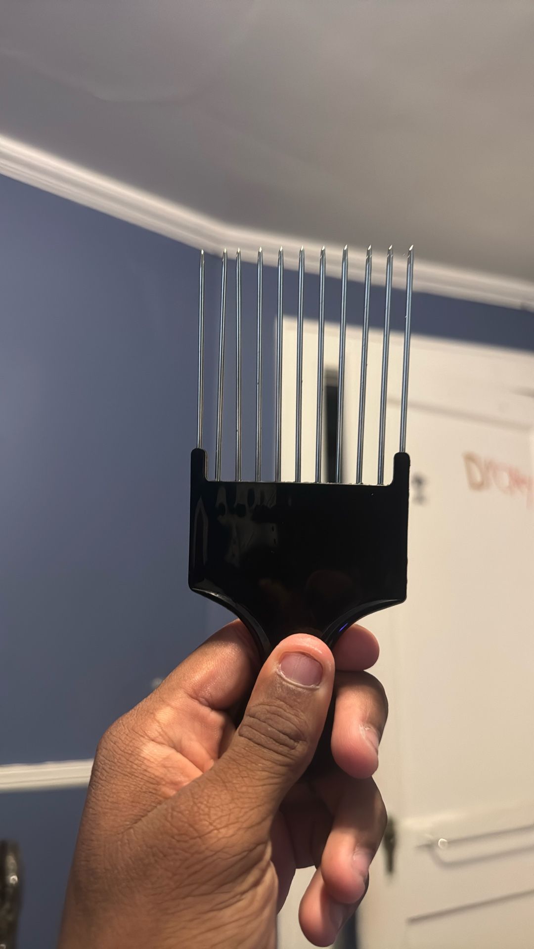 Metal Afro Pick