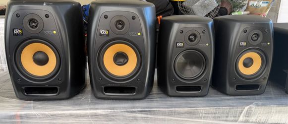 KRK VXT8 and VXT6 Studio Monitor Speakers