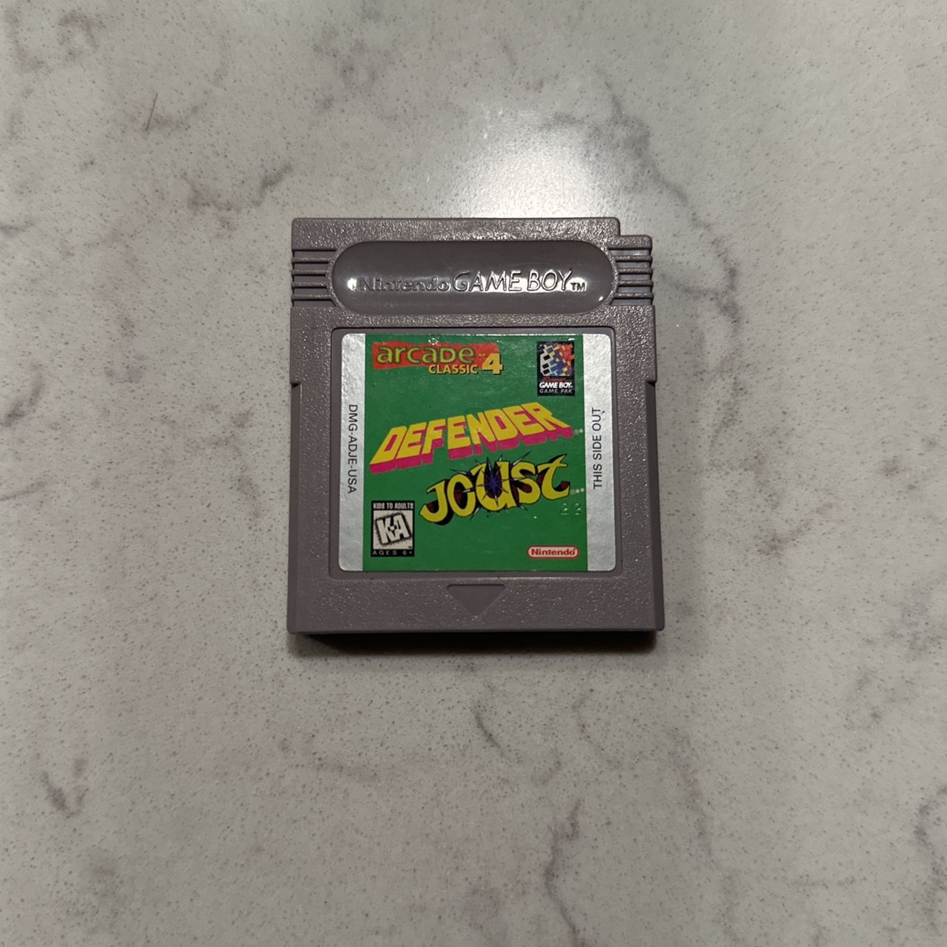 Gameboy Game ( Arcade Classic 4 )