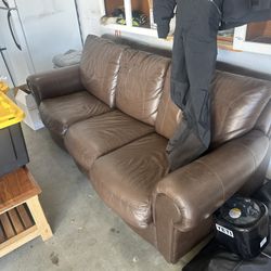 Nice Leather Couch 