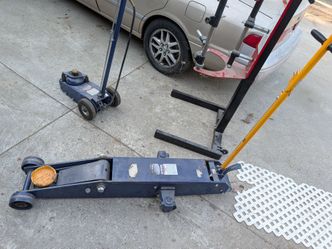Heavy duty jacks and stands also a strut spring compressor