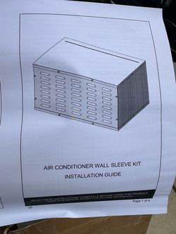 PTAC Wall Sleeve 26”