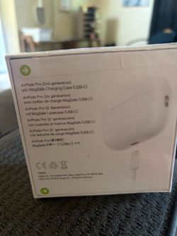 Apple AirPods Pro 2 generation with MagSafe charging case USB-C