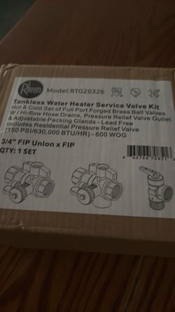 Rheem tankless water heater service kit
