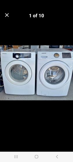 Samsung washer and Samsung electric dryer in good condition
