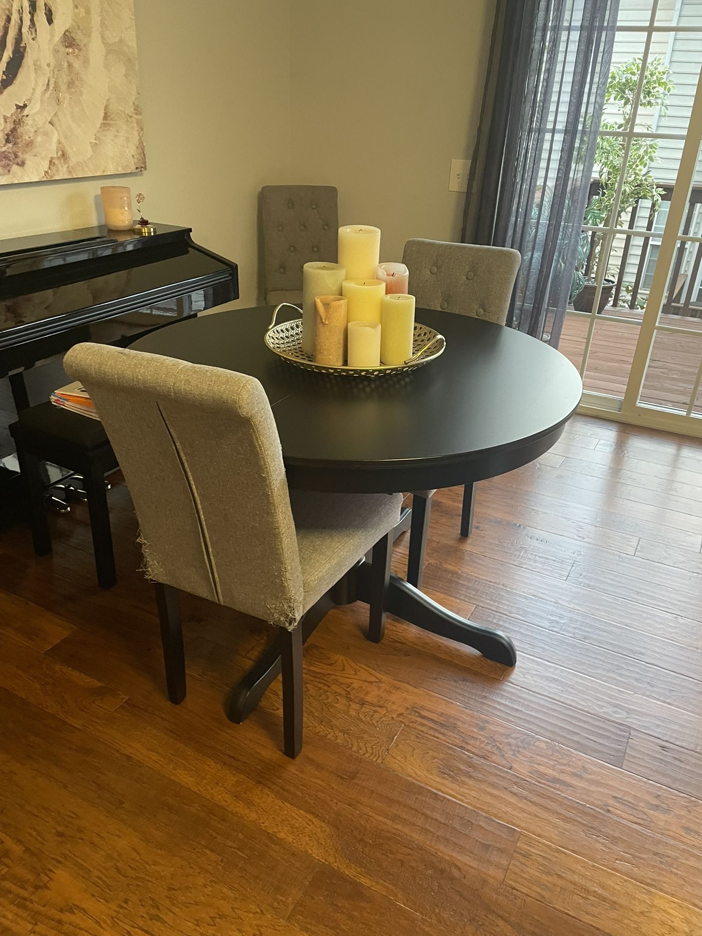 Table And 4 Chairs $100