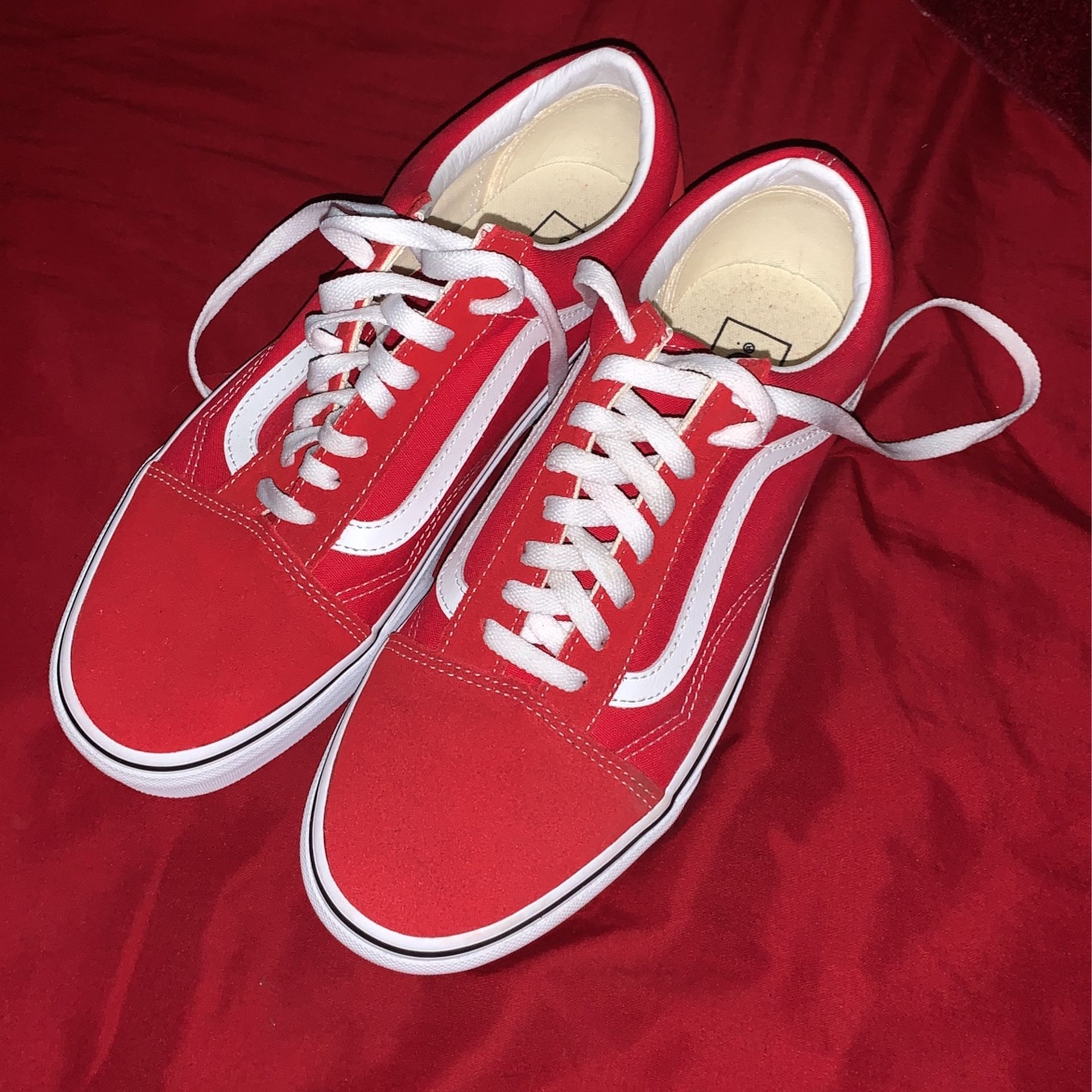 Red Vans (new)