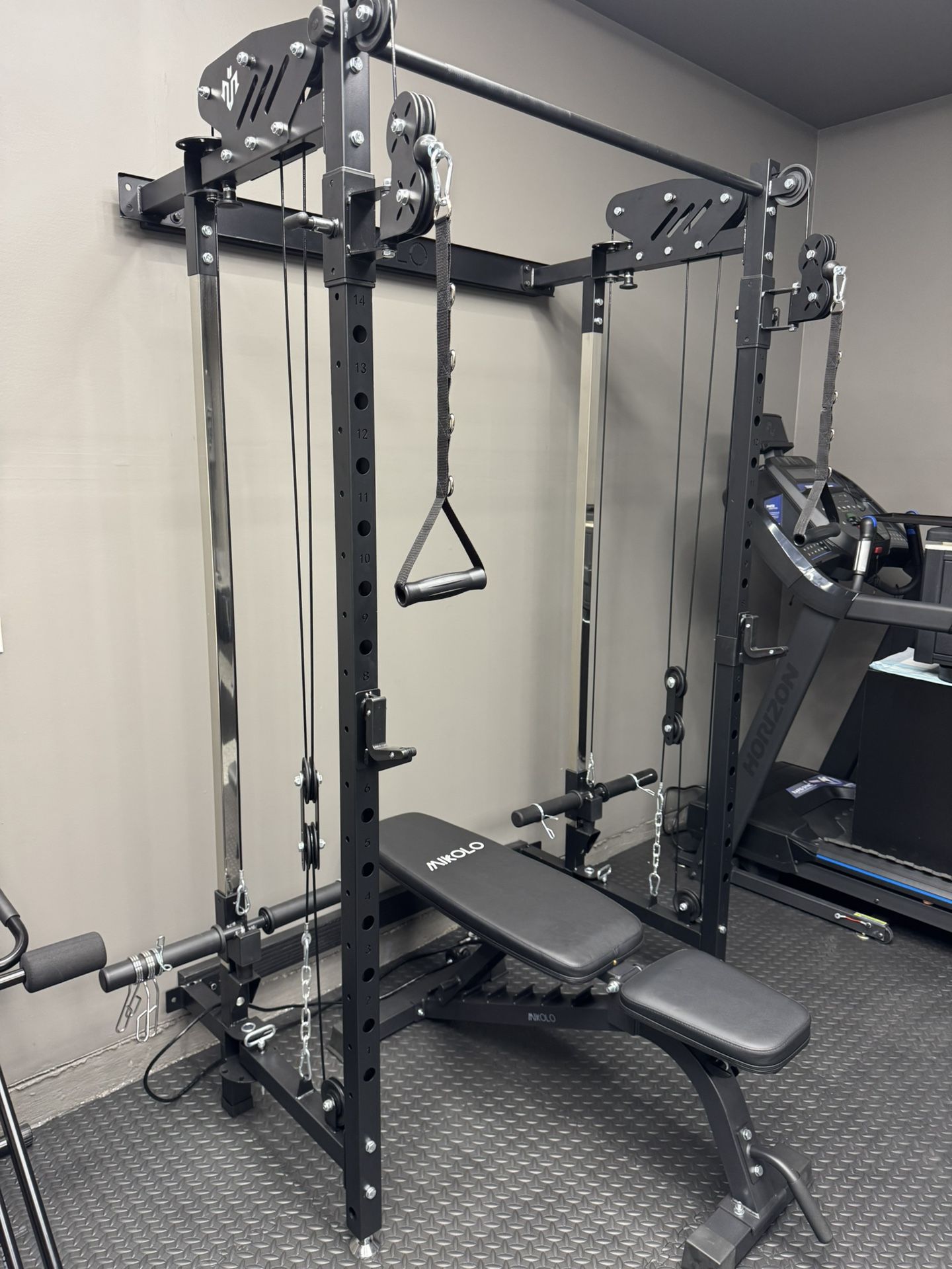 FOLDABLE WALL MOUNTED EXERCISE RACK