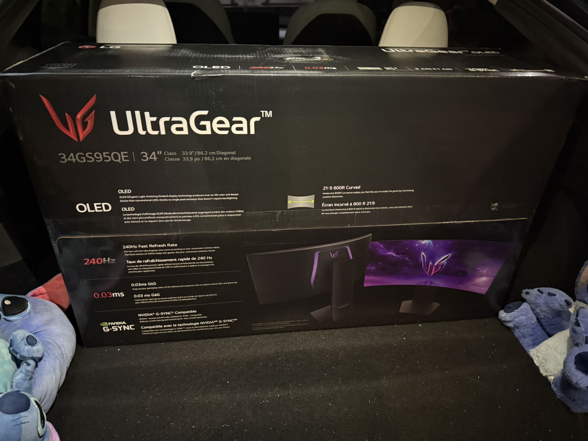 LG ultragear gaming monitor 34gs95qe