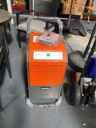 New in Box COSTWAY 163 Pints Commercial Dehumidifier, 4500 Sq.Ft Crawl Space Dehumidifier with Drain
