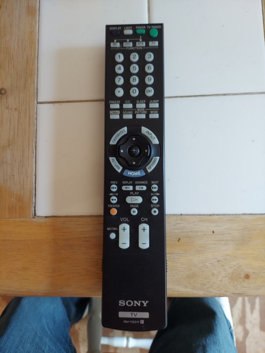 Sony RM YD017-R-REMOTE