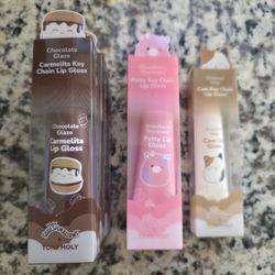Squishmallows Lip Gloss With Key Chain
