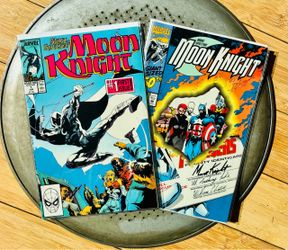 MARVEL COMICS — “MARC SPECTOR: MOON KNIGHT #1 & #50” (2 Issue Lot)