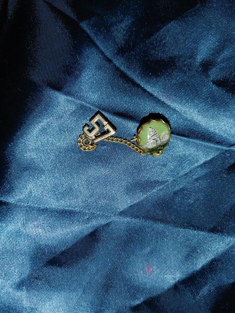 Vintage 50's Bubble Glass Sweater Guard