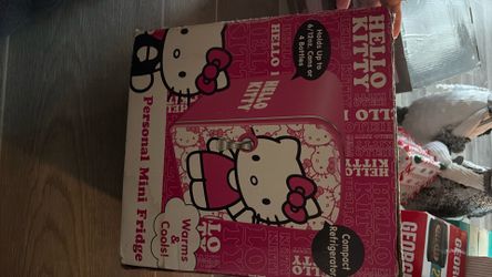 Old school hello kitty fridge