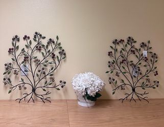 Two metal frames