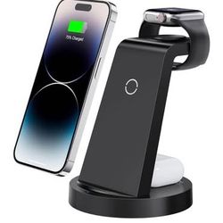 3 in 1 Charging Station for iPhone, Wireless Charger for iPhone AirPod Apple Watch new
