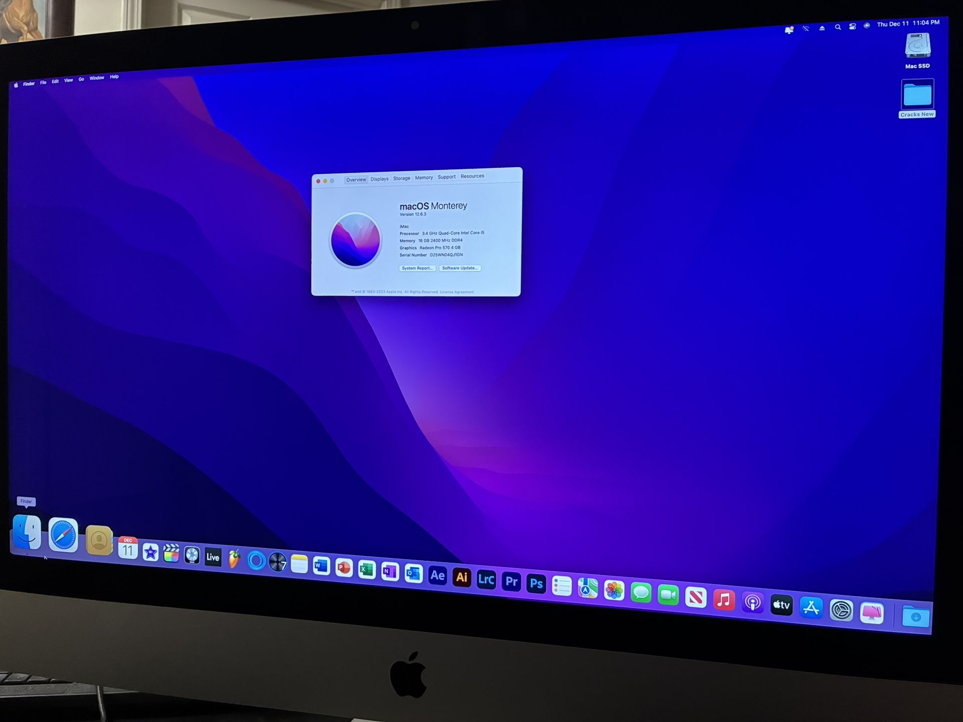 27in iMac Loaded With Music Software