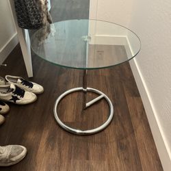 Glass Side Table