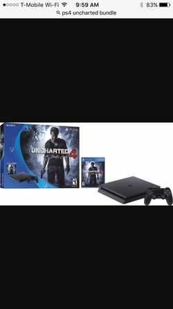 Brand new ps4 still sealed 500 gig uncharted bundle