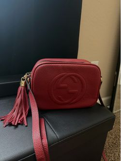 Red crossbody