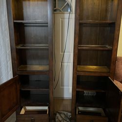 Wood Display Cases (2)