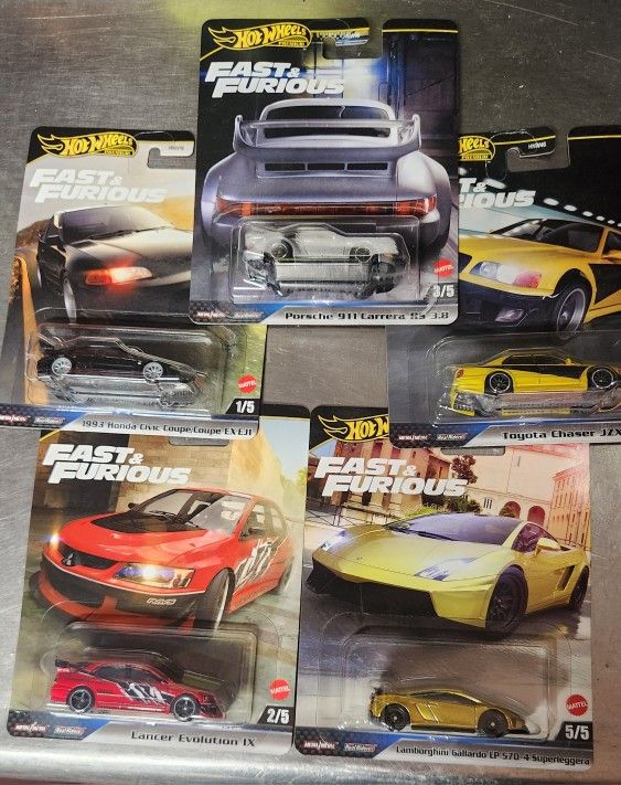 Fast & Furious Hot Wheels Premium Set