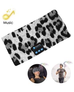 5-121 Bluetooth Headband Headphones,Wireless Bluetooth Headband Sleeping Running Music Earphones Headband Sports Headset Built-in Speakers Microphone