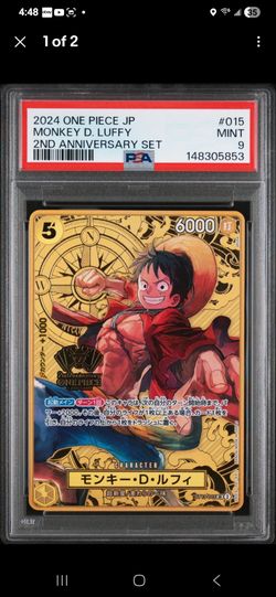 ONE PIECE  GOLD LUFFY 2ND ANNIVERSARY
