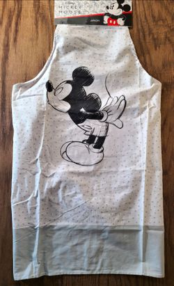 New Disney Mickey Mouse Apron Kiss Sketch