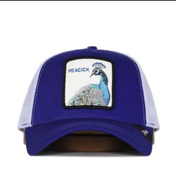 Blue Peacock Cap 