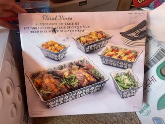 Oven To Table Dishes 5 Set 