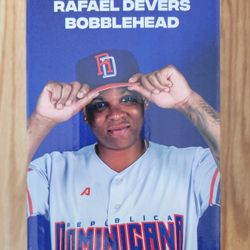 Rafael Devers DOMINICAN Bobblehead SGA Boston Red Sox World Baseball Classic WBC