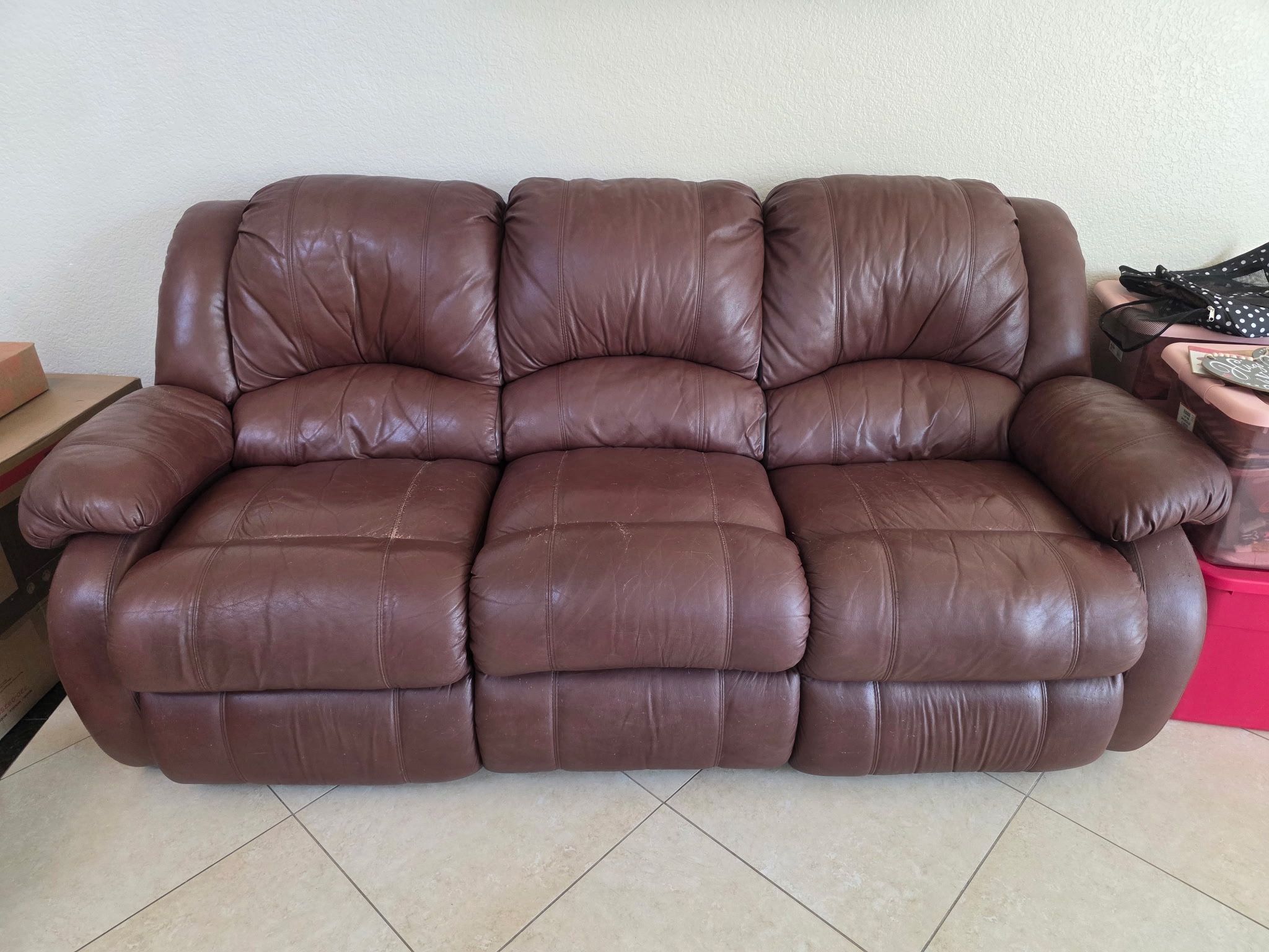 Leather Couch