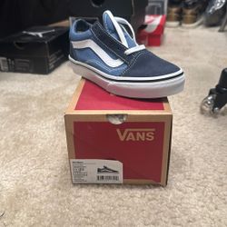 Boys Old Skool Vans Size 12.5