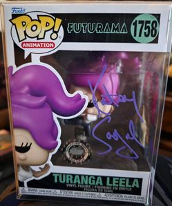 Funko Pop! Turanga Leela signed by Katey Sagal