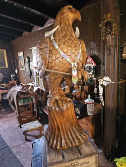 Eagle Wood Carving