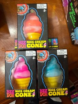 Needoh Donut, Ice Cream Popsicle and Pizza