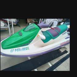 SEADOO GTX JET SKI RUNNING CONDITION FRESH MOTOR REBUILT CARBS NEW UPHOLSTERY 00 HOURS NO TRAILER OR CART 