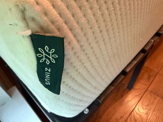 Zinus full mattress and frame